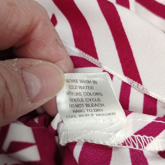 Behind The Seams Womens Geometric Patterned Long Sleeve Top - Picture 6 of 9